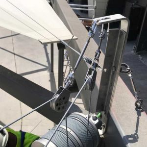 Folding mechanism of the sails.